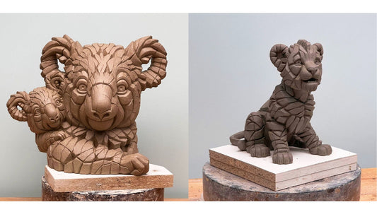Koala & Joey clay prototype by Matt Buckley from Edge Sculpture