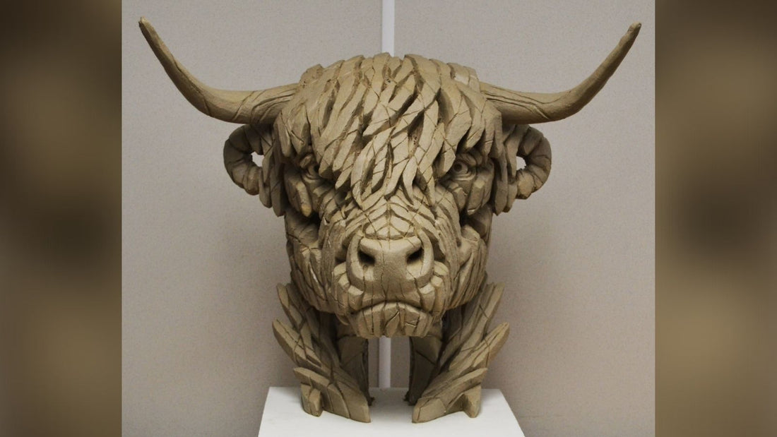 Highland Cow prototype by Matt Buckley at Edge Sculpture
