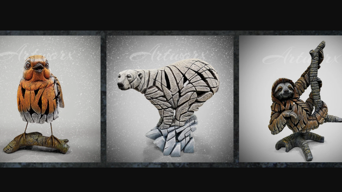New Robin, Polar Bear and Sloth by Edge Sculpture