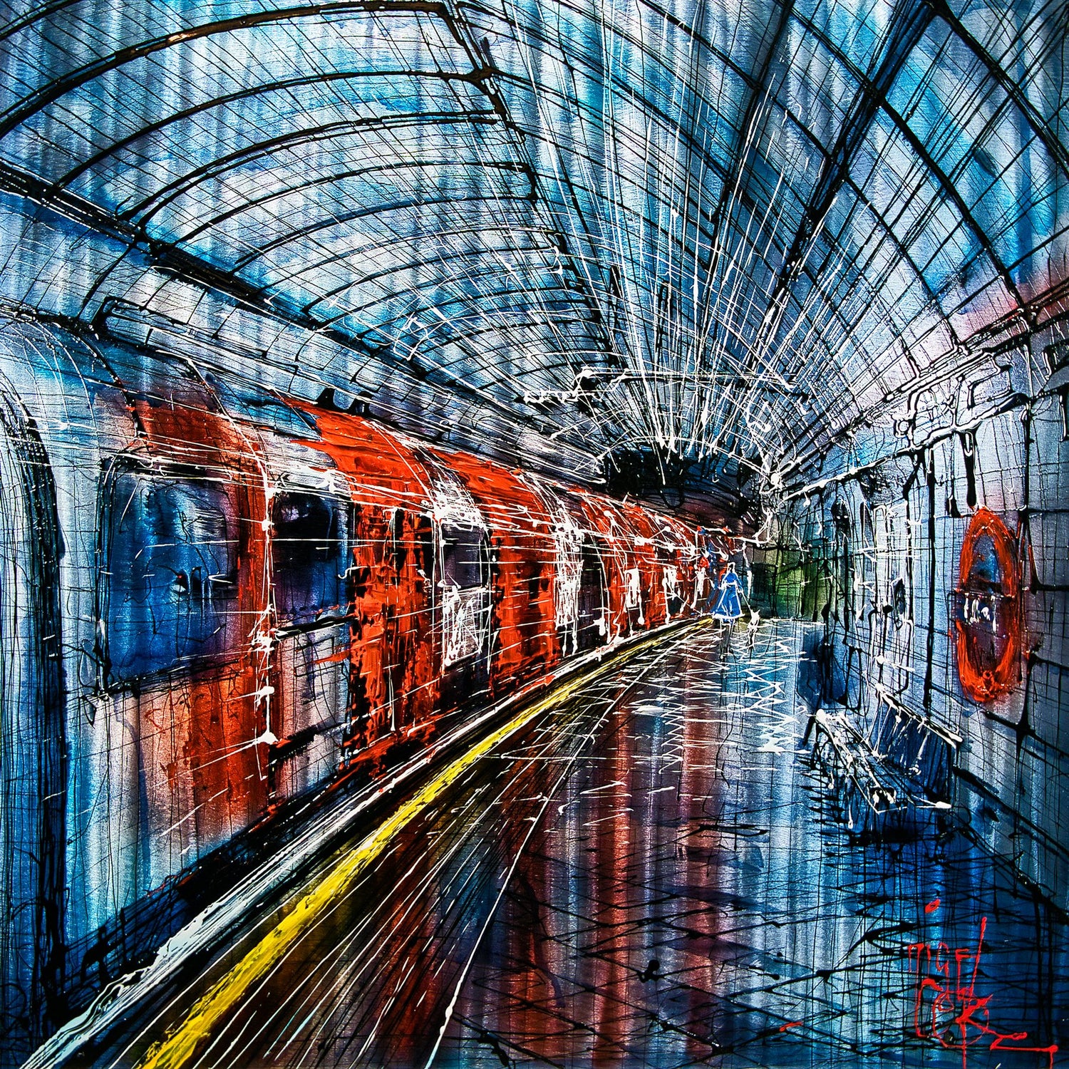 Underground by Nigel Cooke