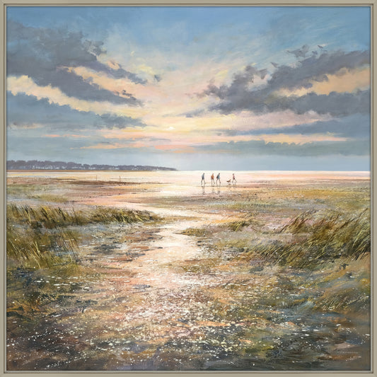 Sea Breeze Stroll framed print by Michael Sanders