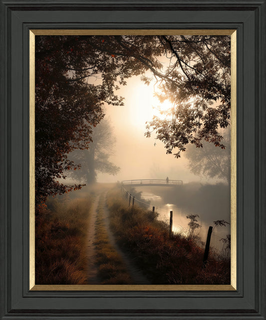 Falling Light II framed print by M Torelli