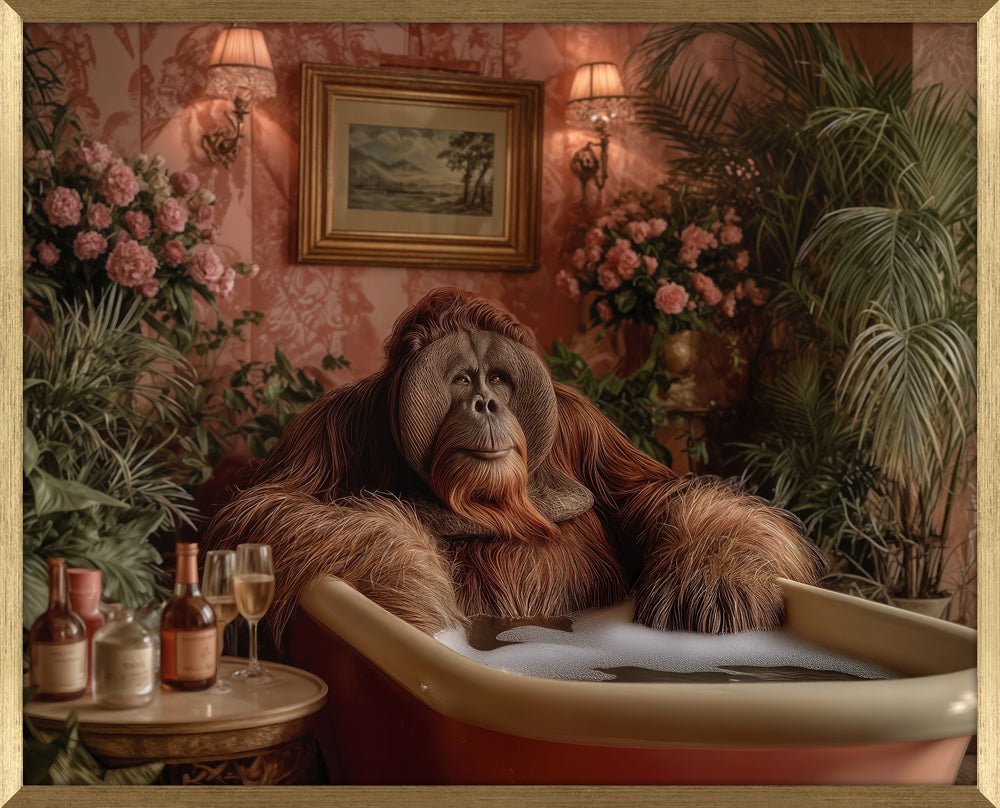 Bathing Ape framed print by Artko Designs