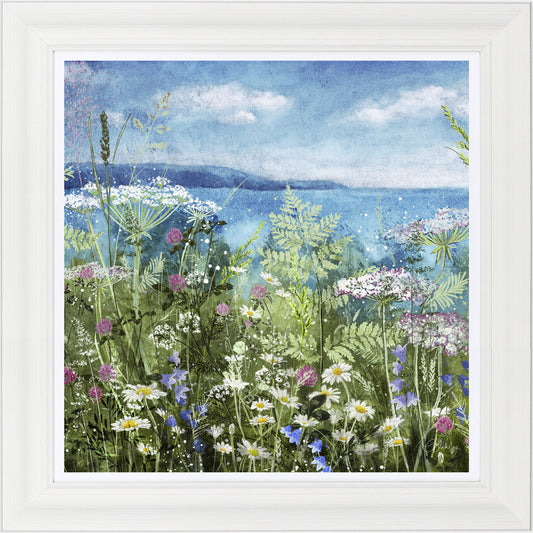 Seaside Bloom I framed print by Charlotte Oakley