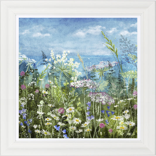 Seaside Bloom II framed print by Charlotte Oakley