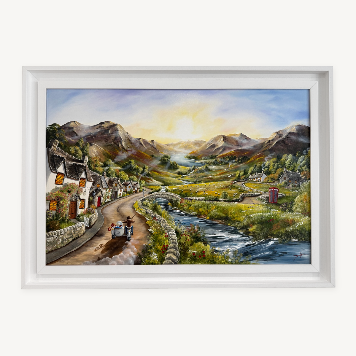 Those Hills Are Calling original painting by Caroline Deighton