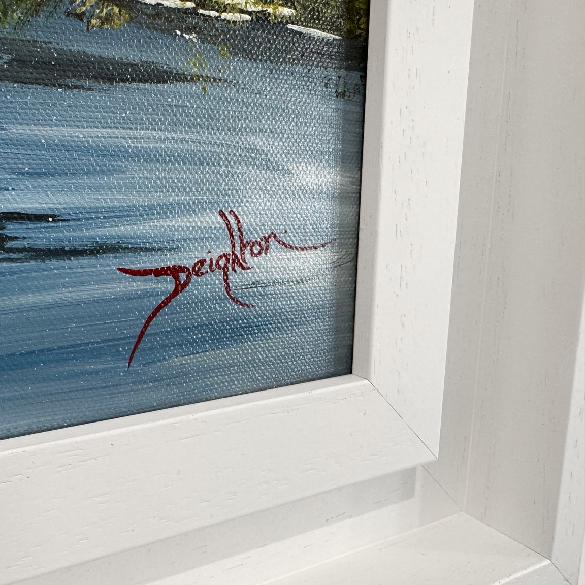 Those Hills Are Calling original painting by Caroline Deighton