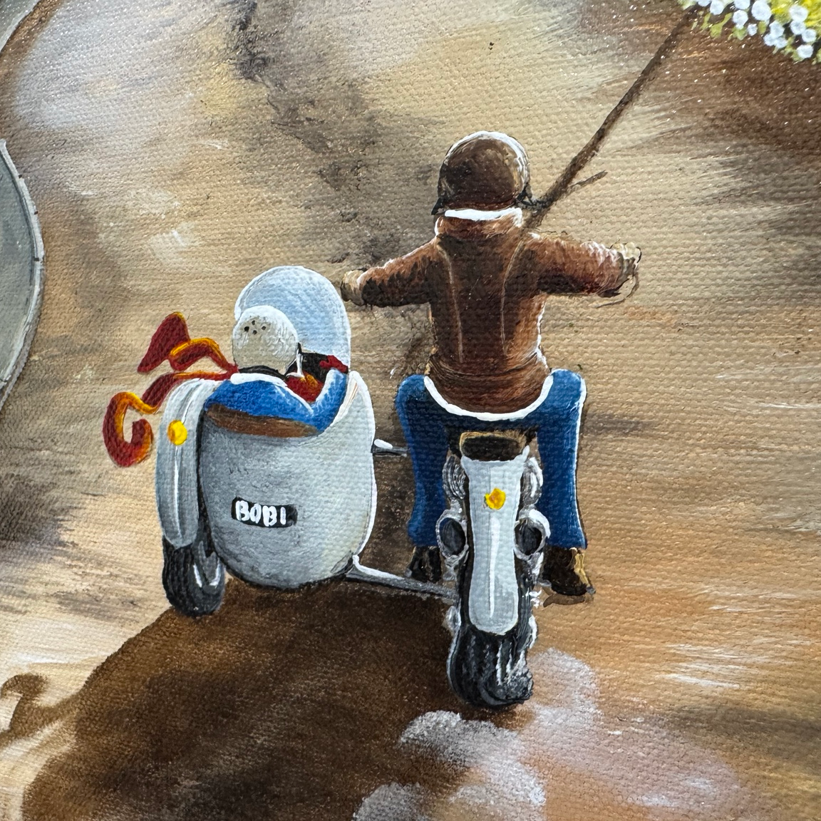Those Hills Are Calling original painting by Caroline Deighton