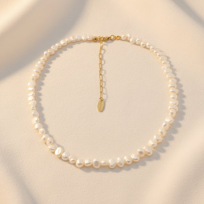 Necklace - Freshwater Pearl Gold