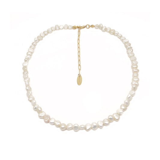 Necklace - Freshwater Pearl Gold