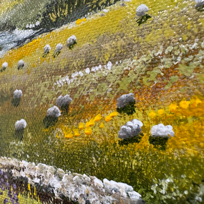 Those Hills Are Calling original painting by Caroline Deighton