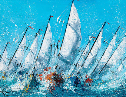 Summer Sprint original painting by Simon Wright