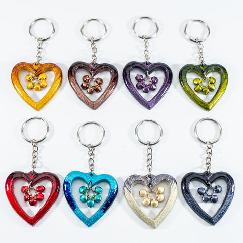 AluminArk Heart Key Ring