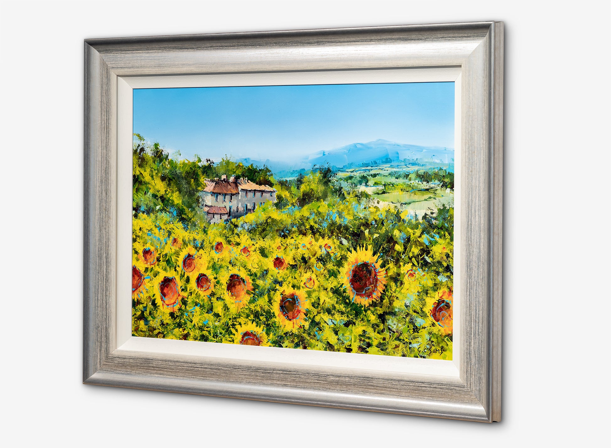 Tuscan Sunflowers original painting by Gary Sams