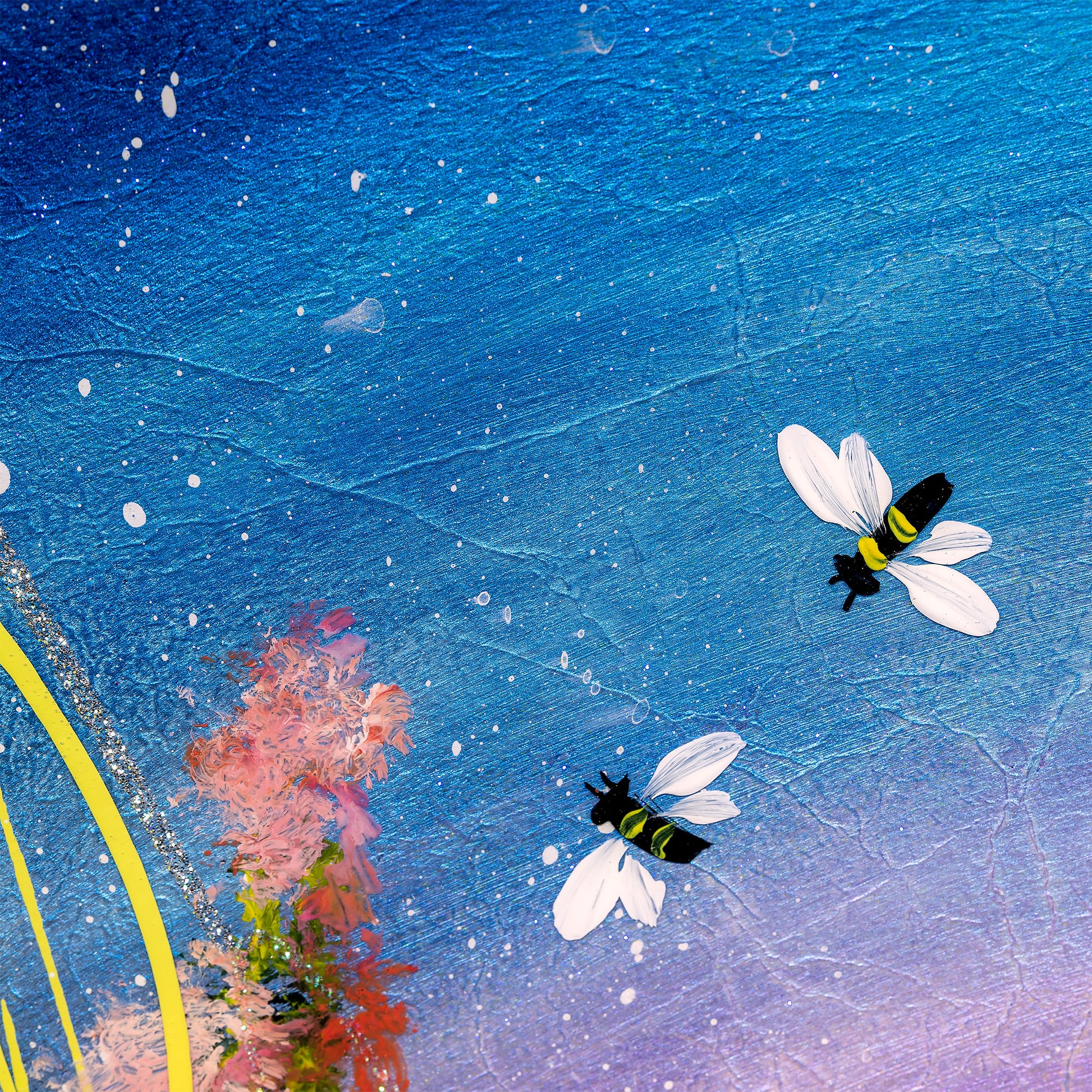 Busy Bees original painting by Rozanne Bell
