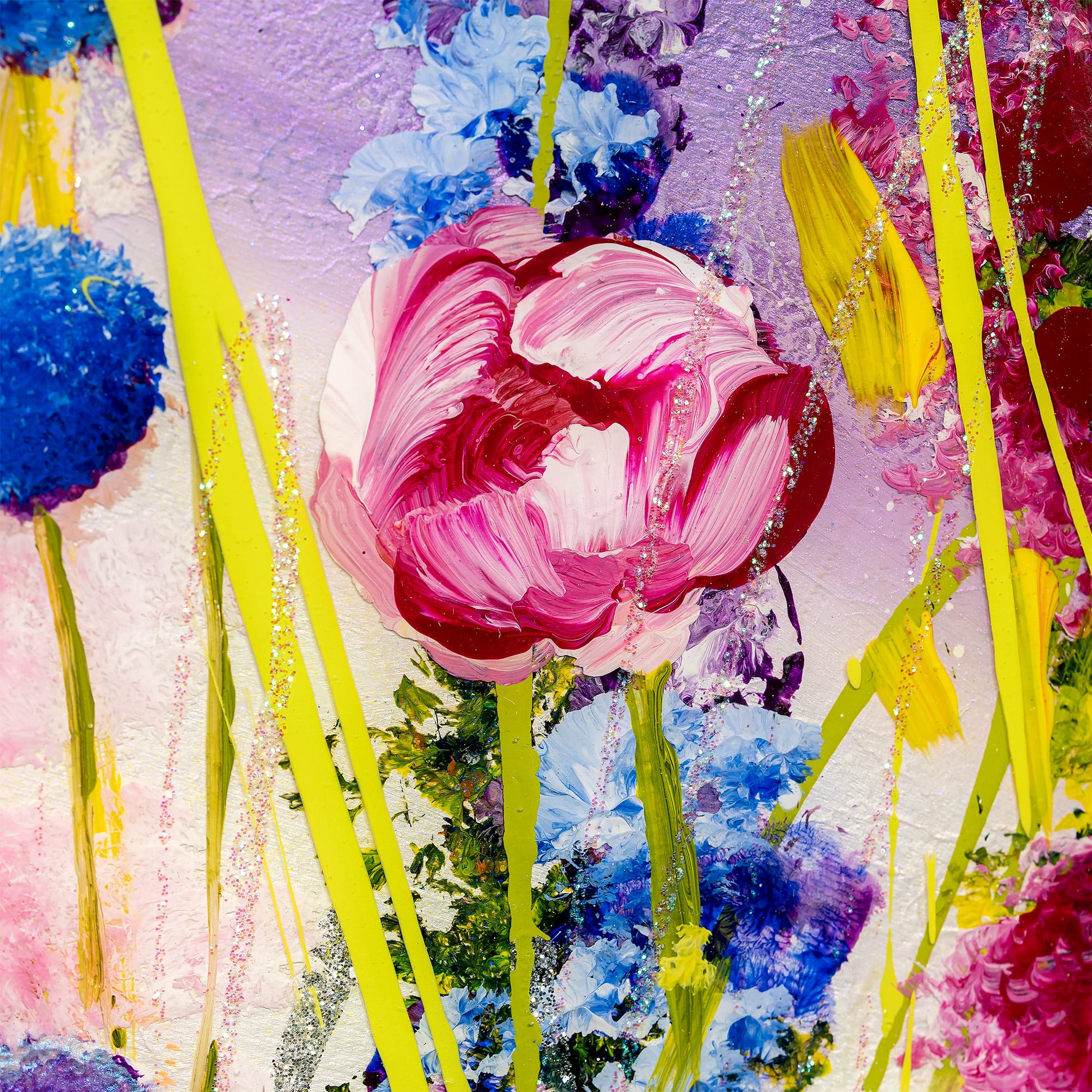 Busy Bees original painting by Rozanne Bell