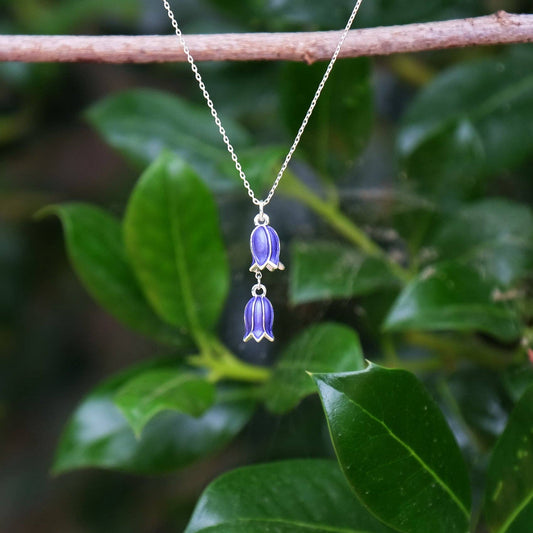 Bluebell Necklace and Earrings