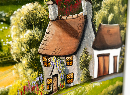 Right Round the Wrekin original painting by Caroline Deighton