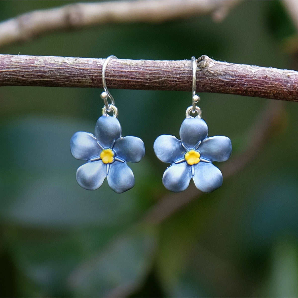 Forget-me-not Necklace and Earrings