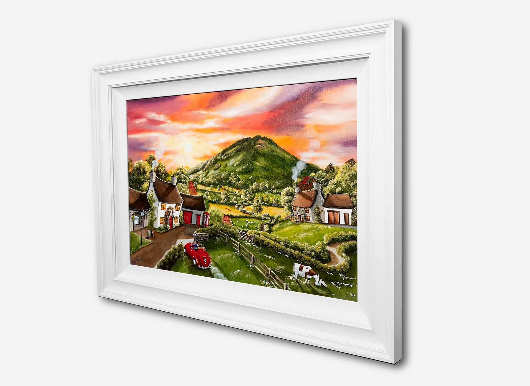 Right Round the Wrekin original painting by Caroline Deighton