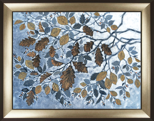 Autumn Whispers framed print by Diane Demirci