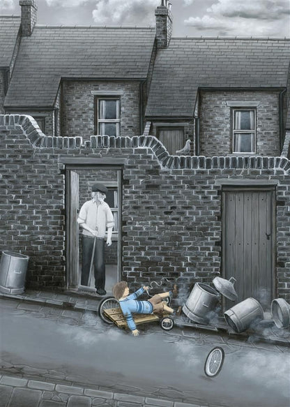 Bang limited edition print by Leigh Lambert