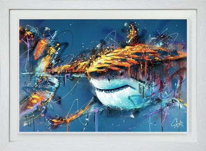 Barry hand embellished limited edition print by Joe Galindo