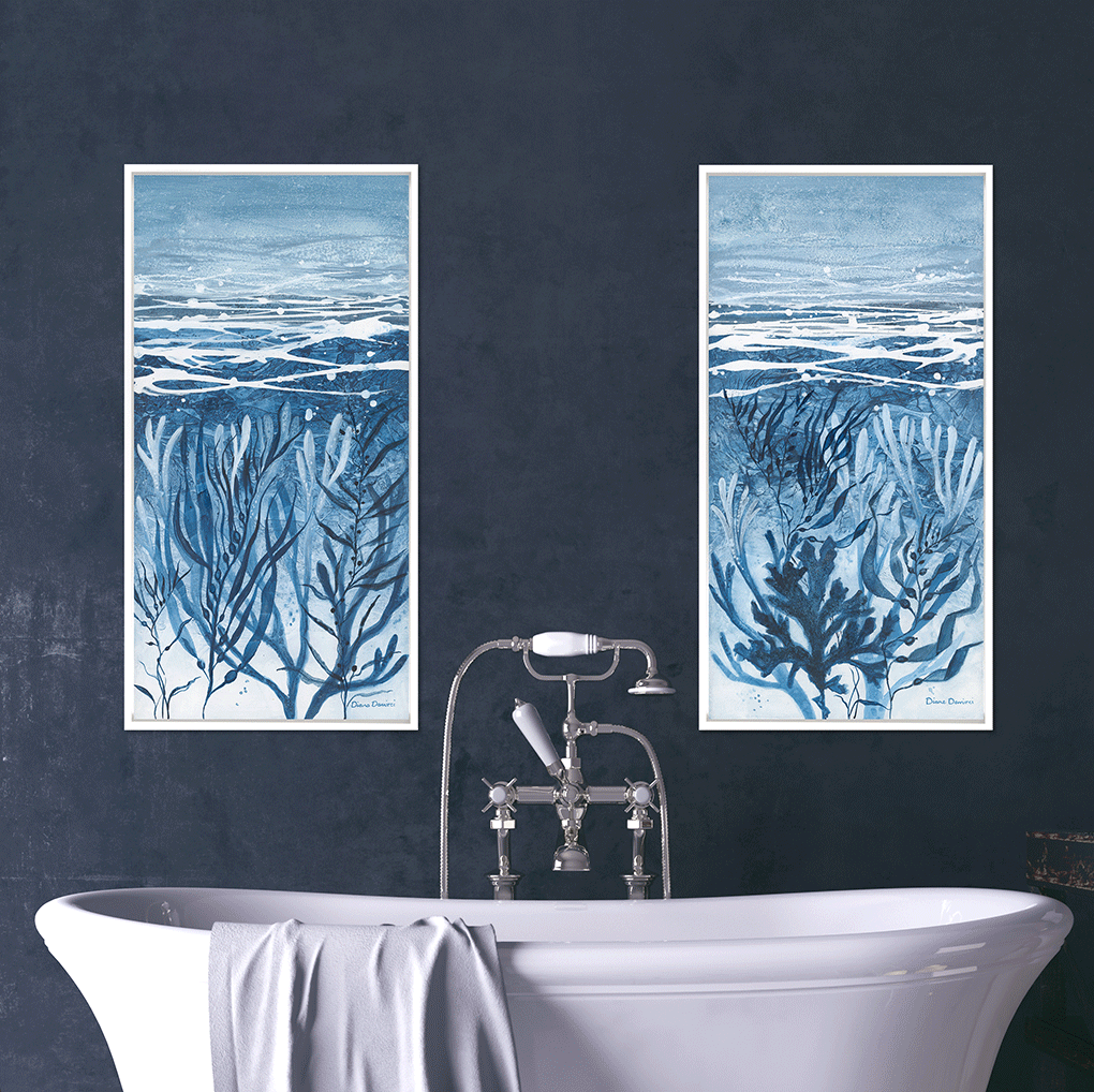 Beneath the Waves framed prints by Diane Demirci
