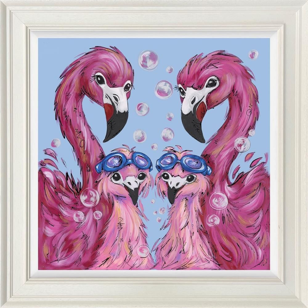 Blushing Bubbles limited edition print by Amy Louise