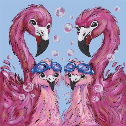 Blushing Bubbles limited edition print by Amy Louise