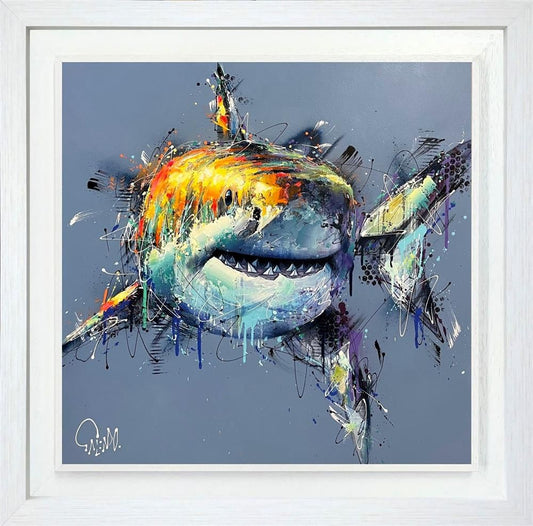 Bruce hand embellished limited edition print by Joe Galindo
