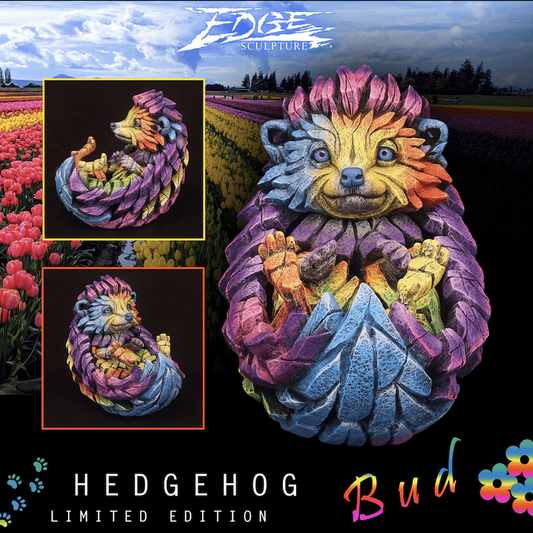 Hedgehog 'Bud' limited edition from Edge Sculpture by Matt Buckley