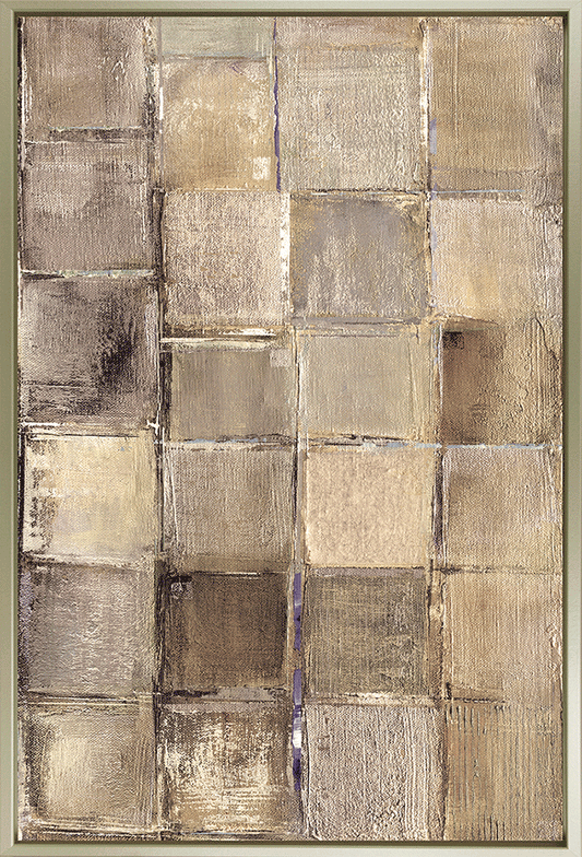 Capiz Tiles framed print by Carmen Dolce