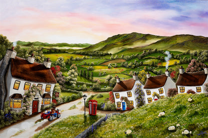 The Bell's End original painting by Caroline Deighton