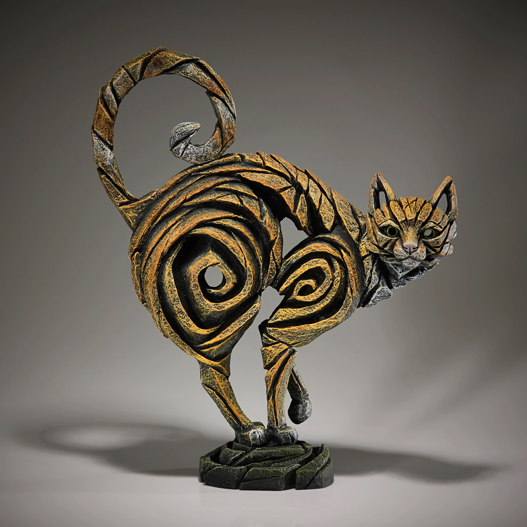 Cat Ginger by Edge Sculpture