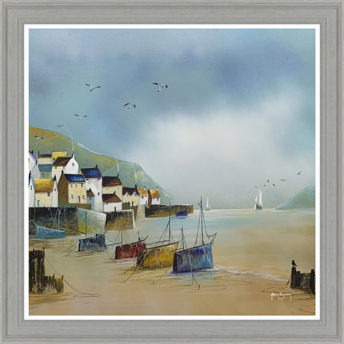 Coastal Charm framed print by Adam Barsby