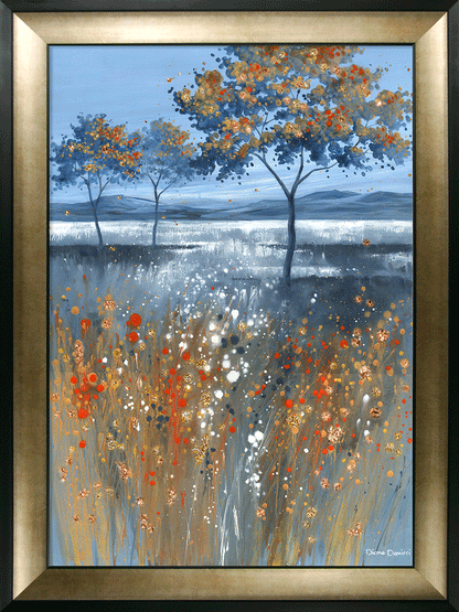 Copper Blaze framed print by Diane Demirci
