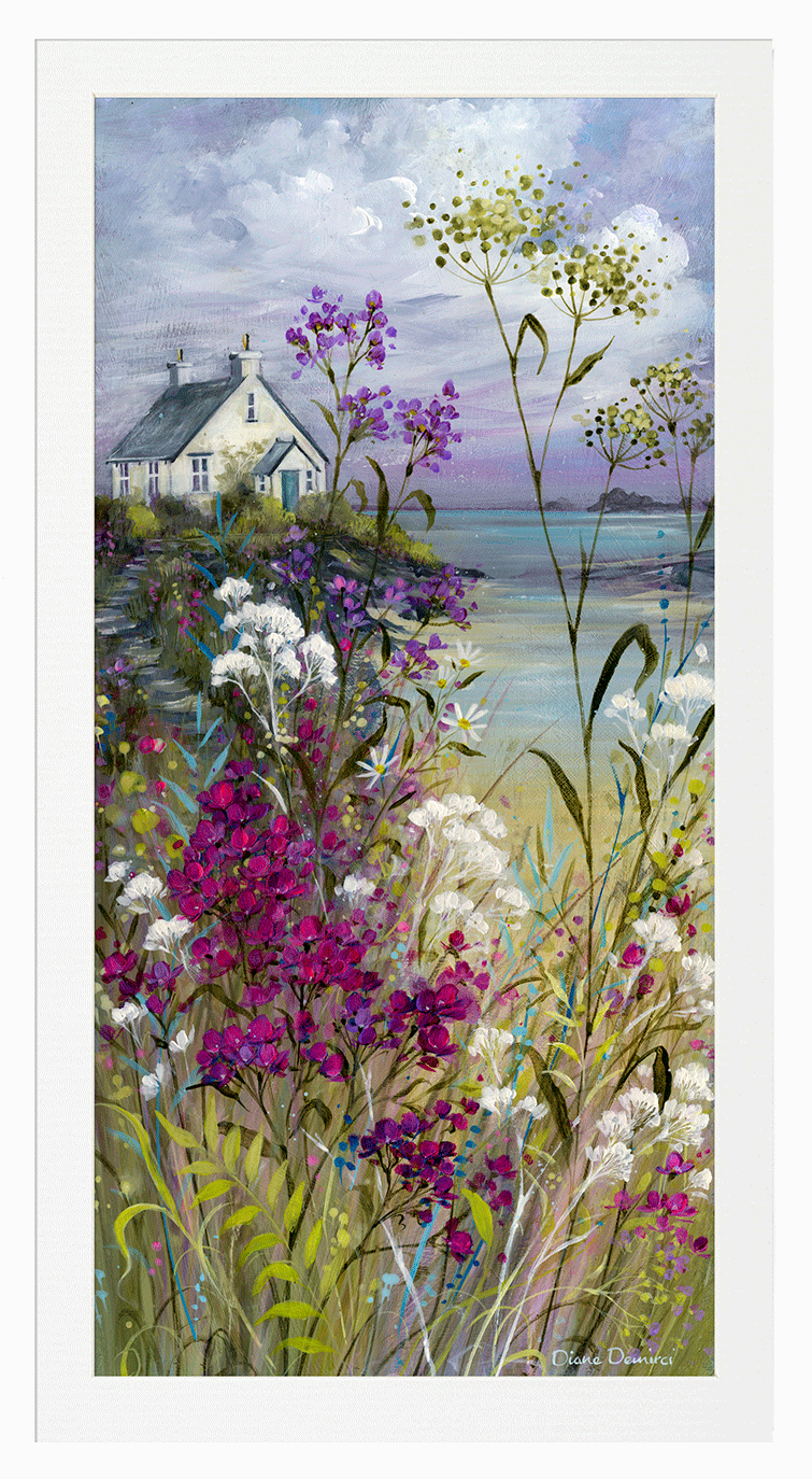 Cove Blooms framed prints by Diane Demirci