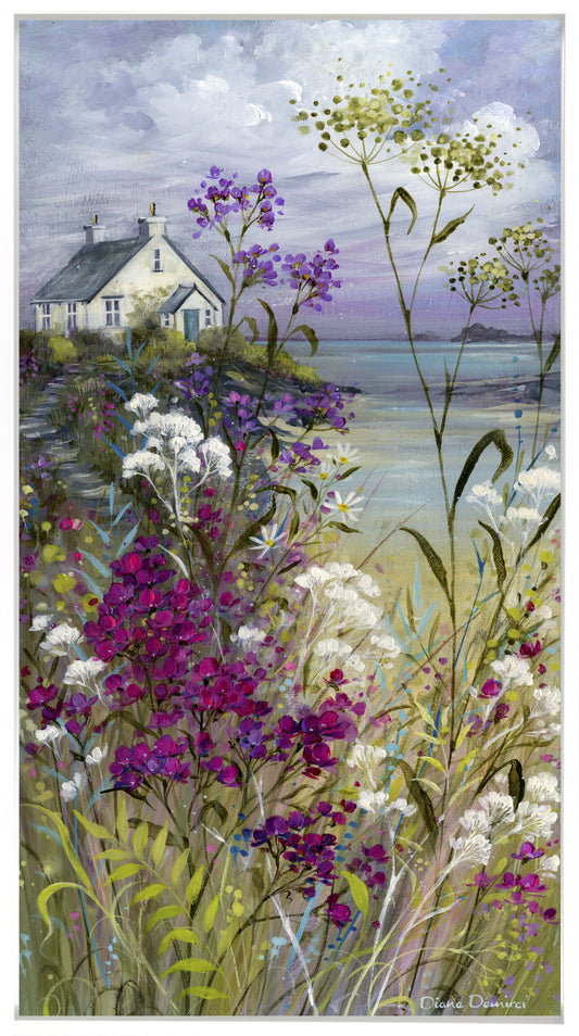 Cove Blooms I framed print by Diane Demirci