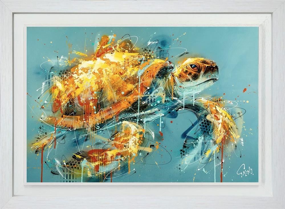 Crush hand embellished limited edition print by Joe Galindo