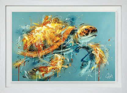 Crush hand embellished limited edition print by Joe Galindo