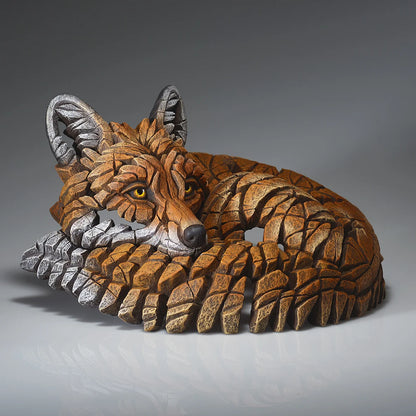 Curled Up Fox from Edge Sculpture by Matt Buckley