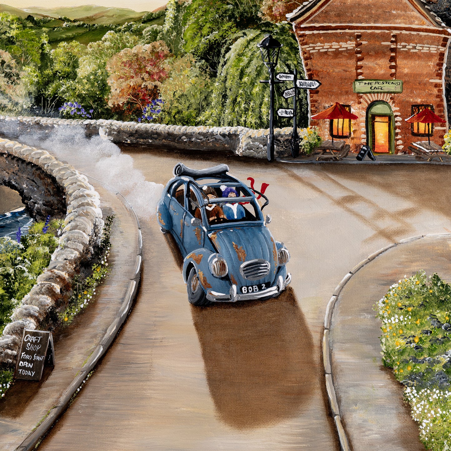 Chugging Through Clun