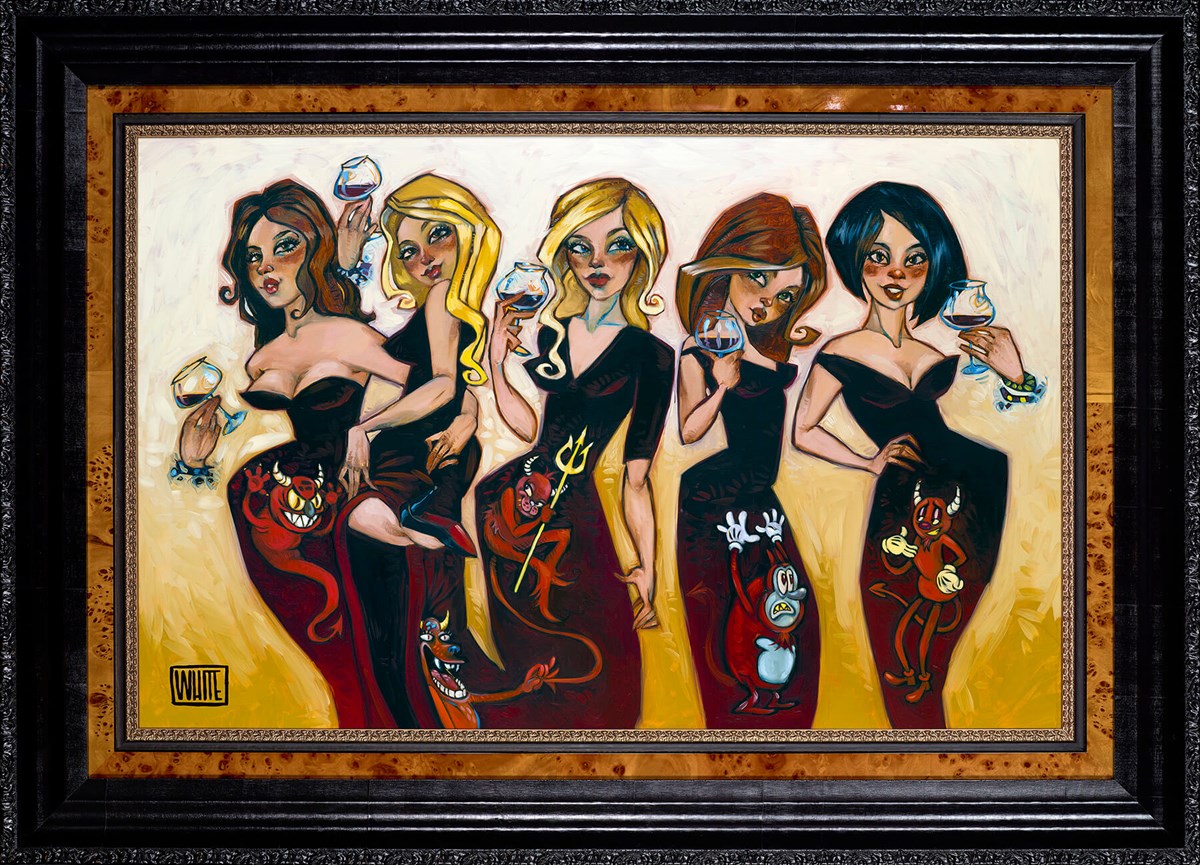 Devils on the Wine limited edition print by Todd White