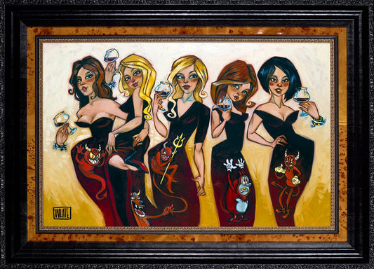 Devils on the Wine limited edition print by Todd White