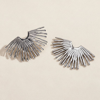 Sunray Earrings Silver