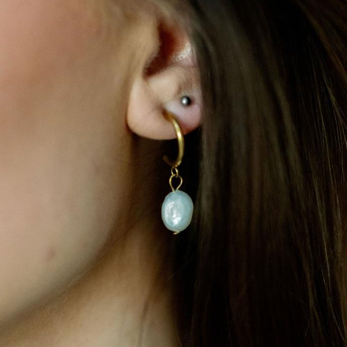 Freshwater Pearl Drop Earrings