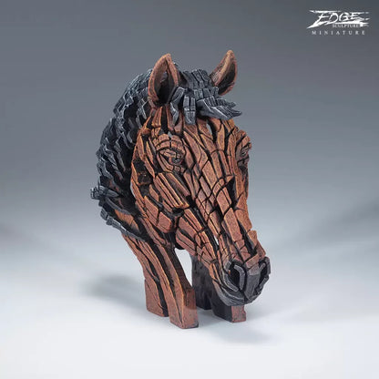 Horse Bust Bay Miniature from Edge Sculpture by Matt Buckley