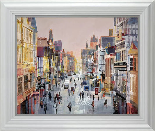 Eastgate Shoppers limited edition print by Tom Butler