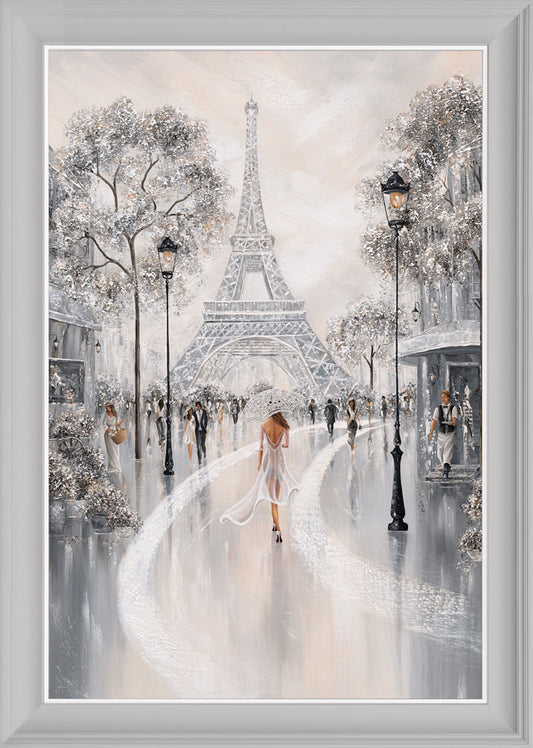 Eiffel Tower framed print by Isabella Karolewicz